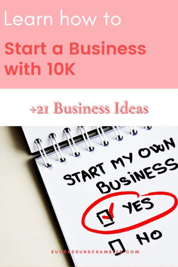 business plan with 10k